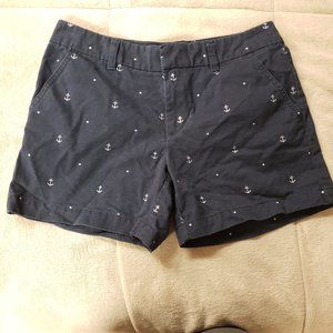 Tommy Hilfiger anchor patterned shorts blue size 6